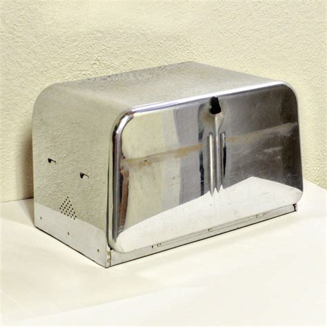 vintage metal bread boxes|old fashioned metal bread bin.